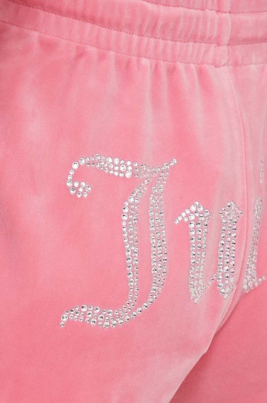 Juicy Couture szorty welurowe różowy JCWH121001.650