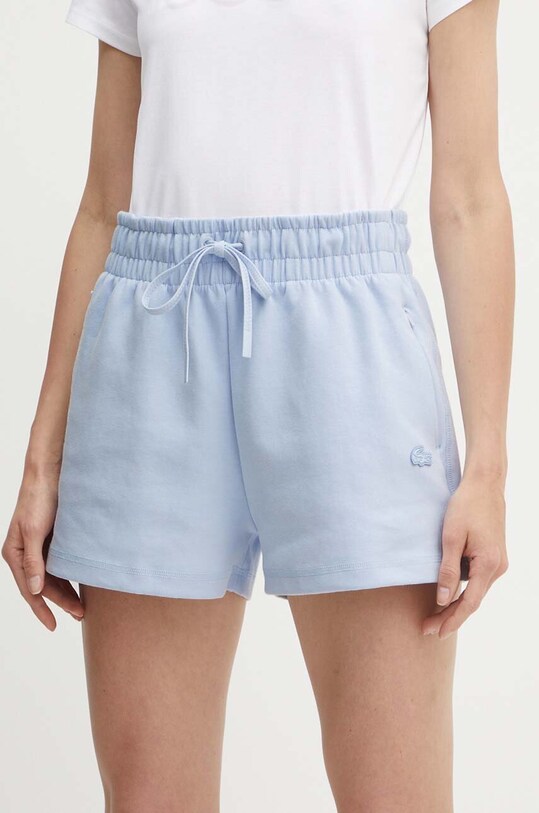 Lacoste szorty z elastanem niebieski GF5378
