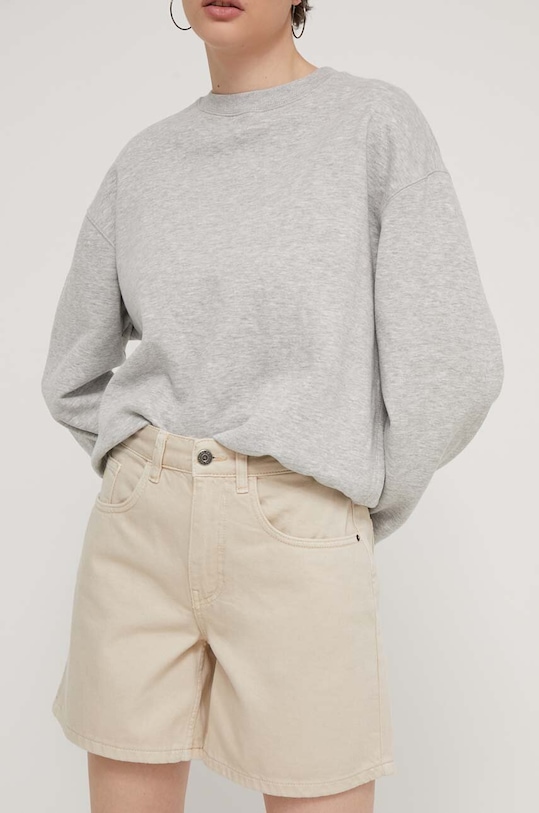 Бавовняні шорти Desigual SURY бавовна бежевий 24SWDD54