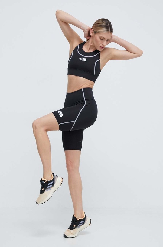 The North Face szorty sportowe Hakuun NF0A8845JK31 czarny SS24