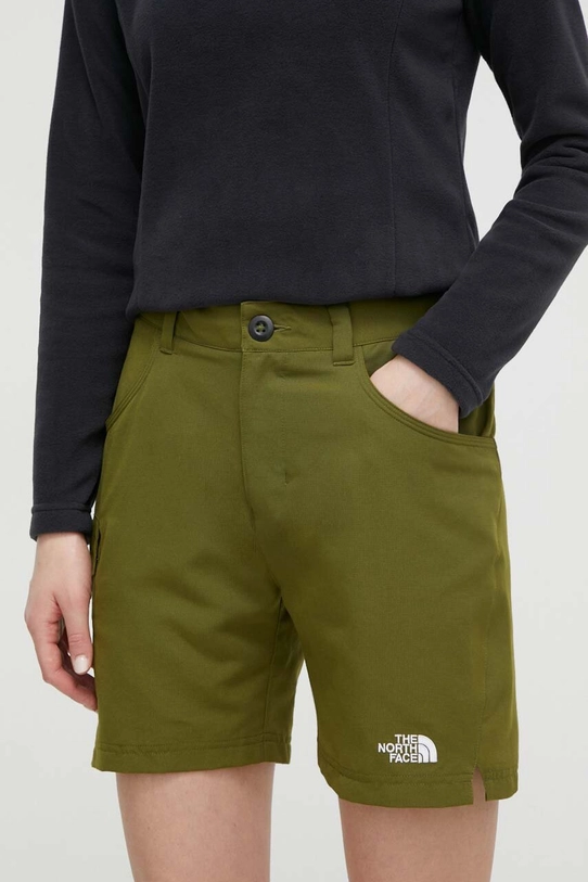 The North Face pantaloni scurți outdoor Horizon panza verde NF0A8251PIB1