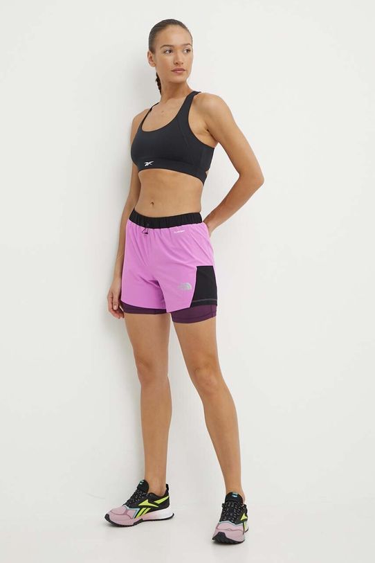 The North Face szorty sportowe NF0A7SXRUHO1 fioletowy SS24