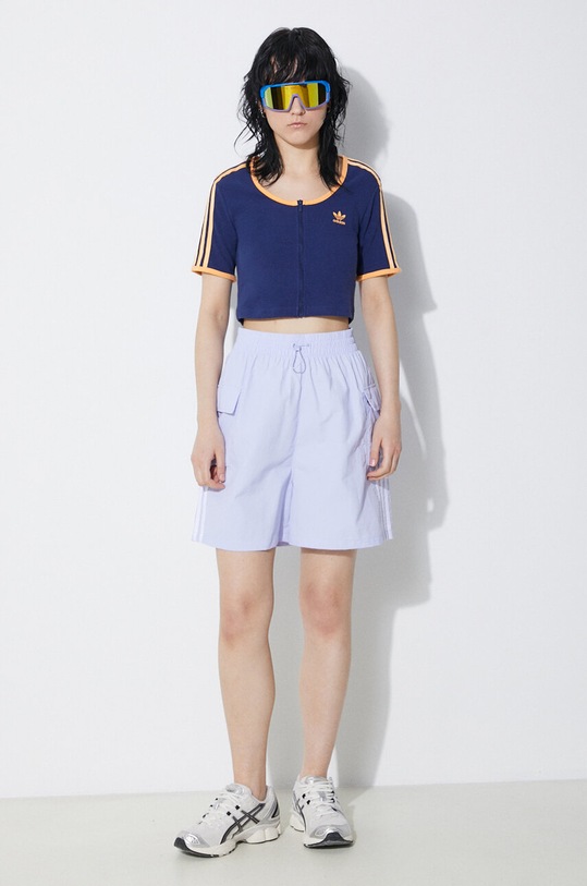 Kratke hlače adidas Originals 3S Cargo Shorts JH1075 ljubičasta SS24