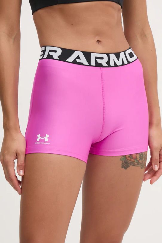 Under Armour szorty treningowe Authentics z elastanem różowy 1383629