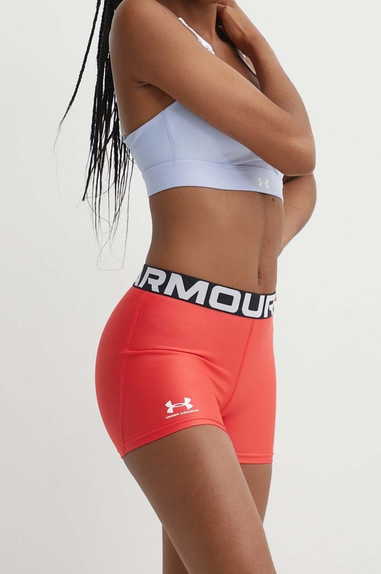 Under Armour szorty treningowe Authentics z elastanem czerwony 1383629