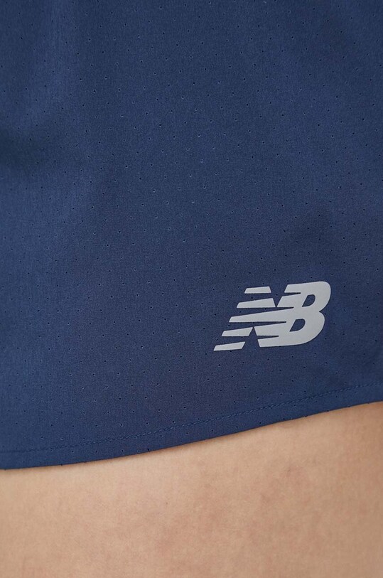 New Balance pantaloni scurți de alergare albastru WS41286NNY