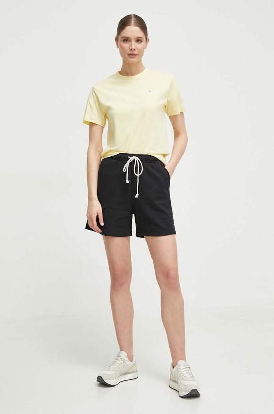 New Balance szorty bawełniane WS41508BK WS41508BK czarny SS24