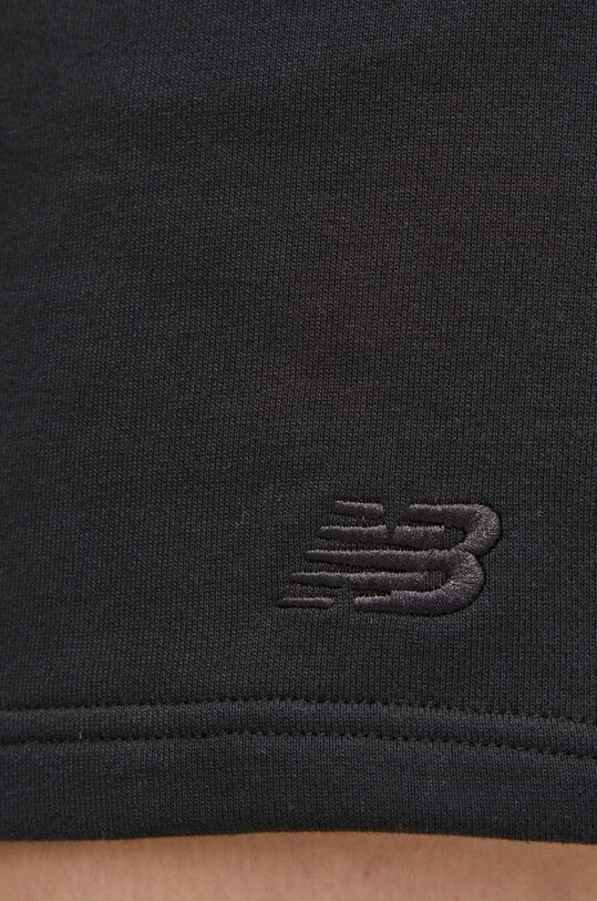 New Balance szorty bawełniane WS41508BK czarny WS41508BK