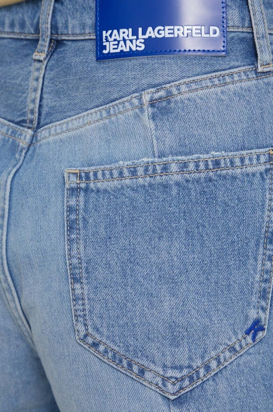 Rifľové krátke nohavice Karl Lagerfeld Jeans modrá 241J1119