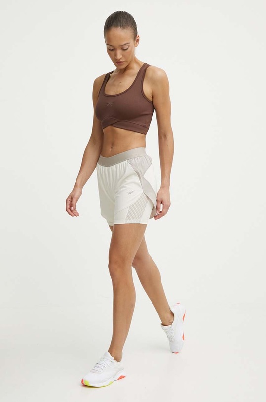 Reebok pantaloni scurți de alergare 100076065 bej SS24