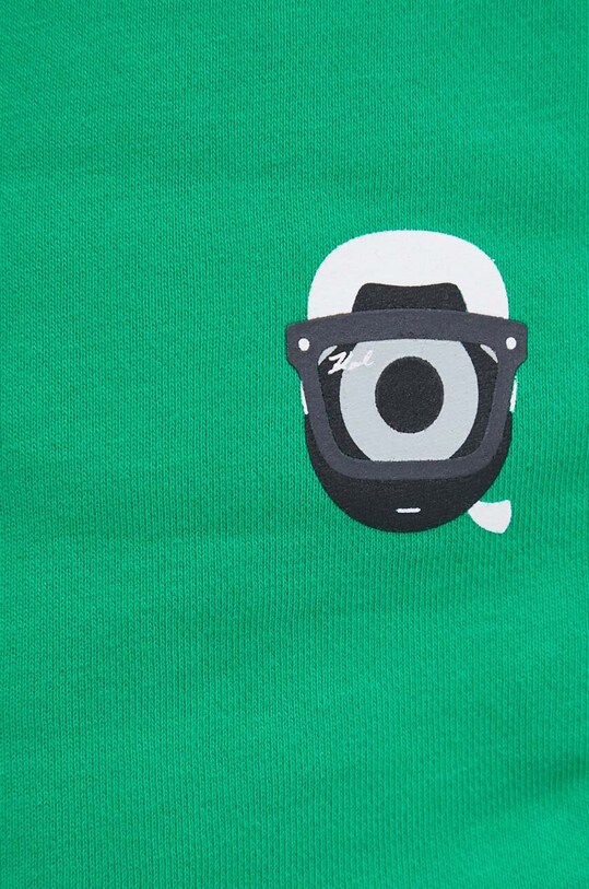 Karl Lagerfeld pantaloni scurti x Darcel Disappoints verde 241W1061