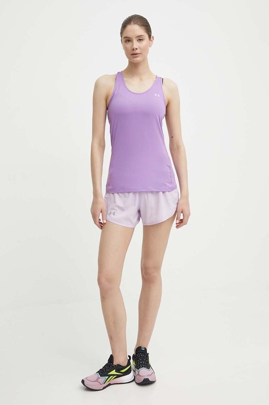 Under Armour pantaloni scurți de alergare Fly By 1382438 violet SS26
