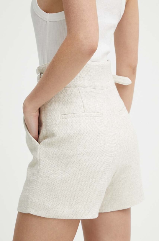 Одяг Шорти з домішкою льону IRO WM30GUNA бежевий