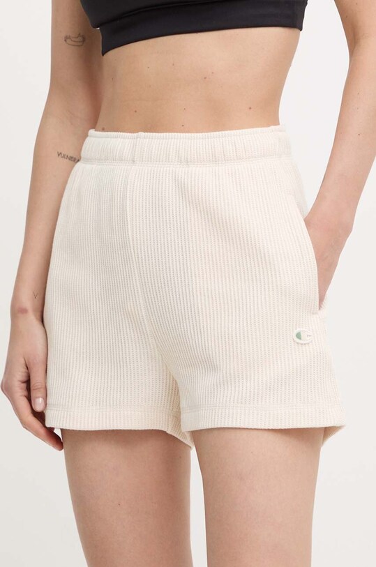 Champion pantaloni scurti tricotaj bej E10012