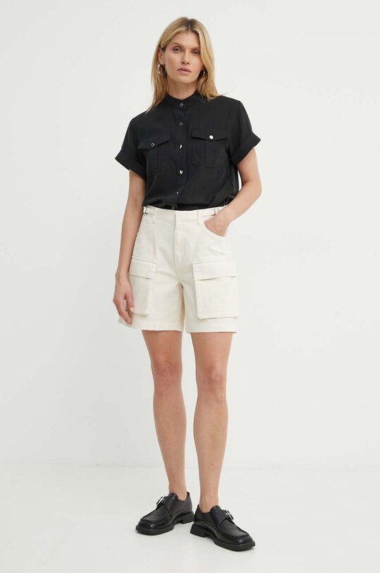 Gestuz pantaloni scurti copii jeans bej 10909065
