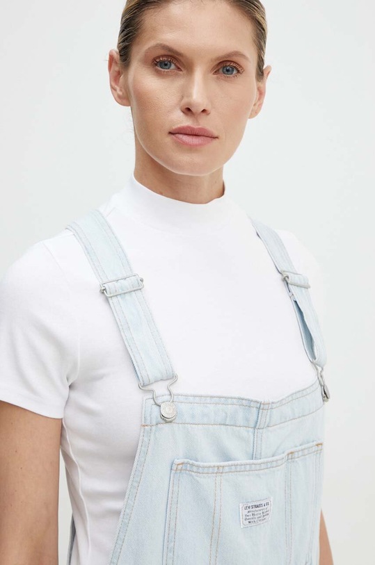Levi's salopete din denim albastru 52333