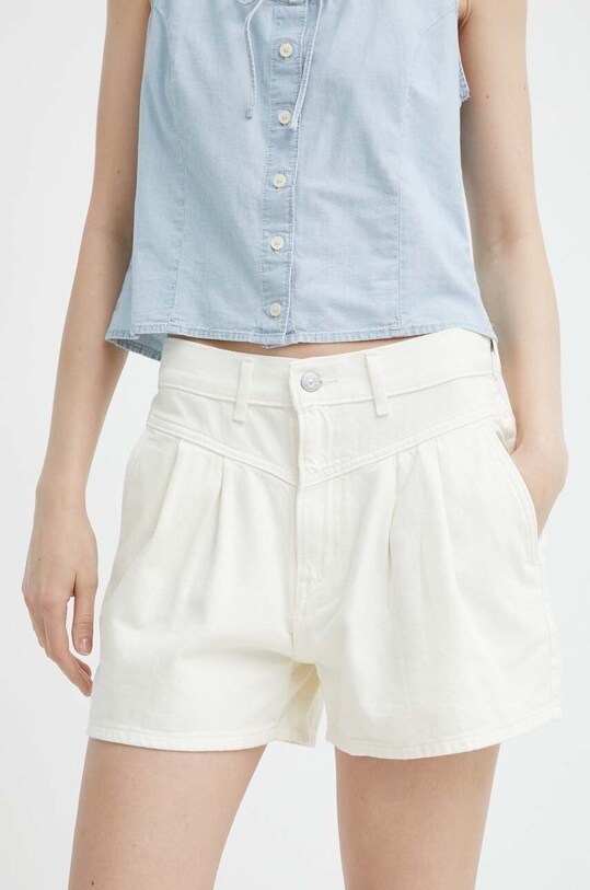 Traper kratke hlače Levi's bez uzorka bež A7513
