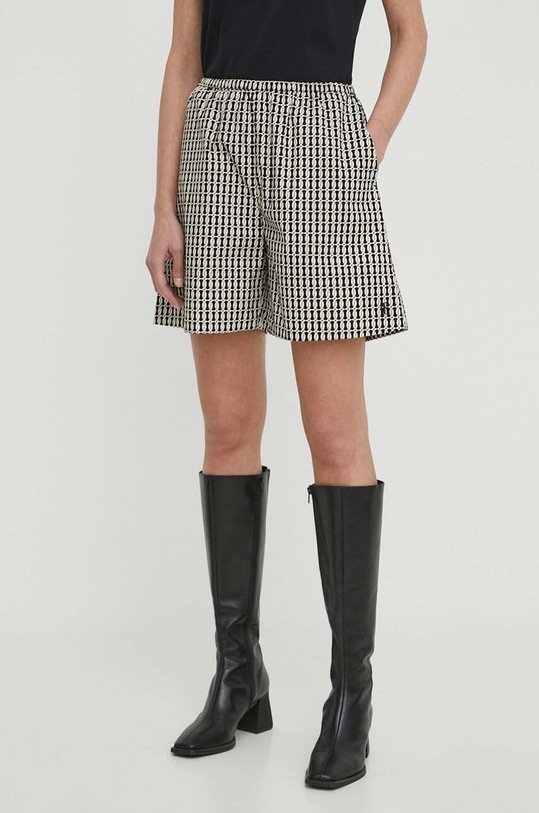 By Malene Birger pantaloni scurti din bumbac bumbac negru Q71873055