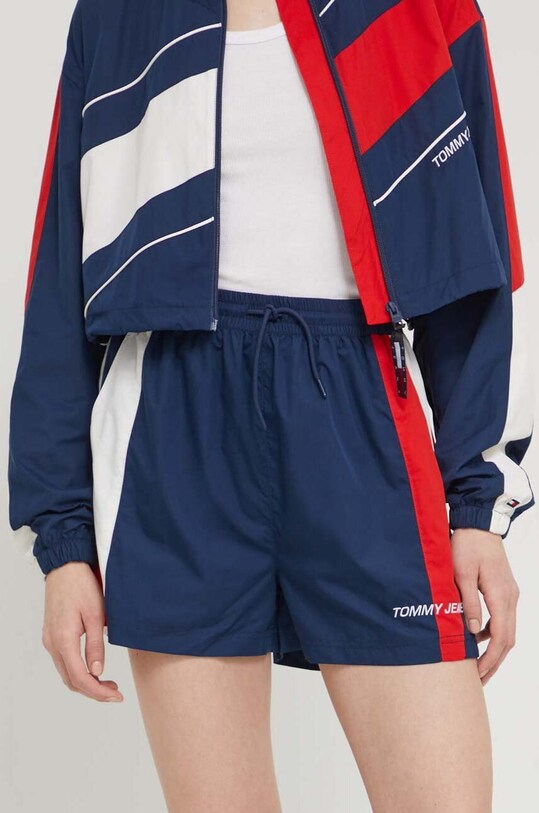 Шорты Tommy Jeans Archive Games ткань тёмно-синий DW0DW18539