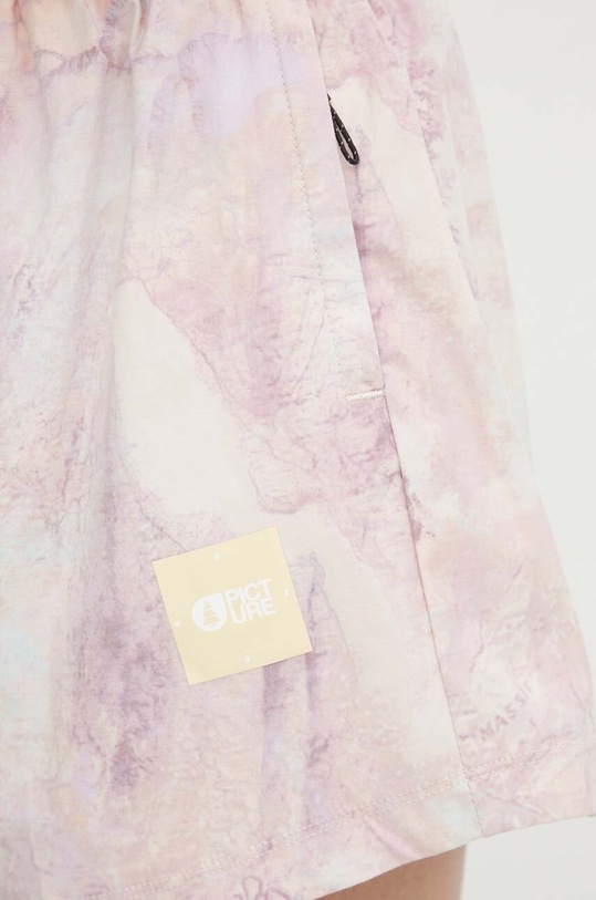 Picture pantaloni scurți outdoor Oslon Printed roz WSH079