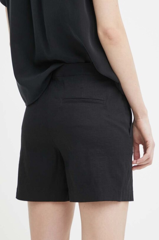 Îmbrăcăminte Theory pantaloni scurti din in O0303216 negru