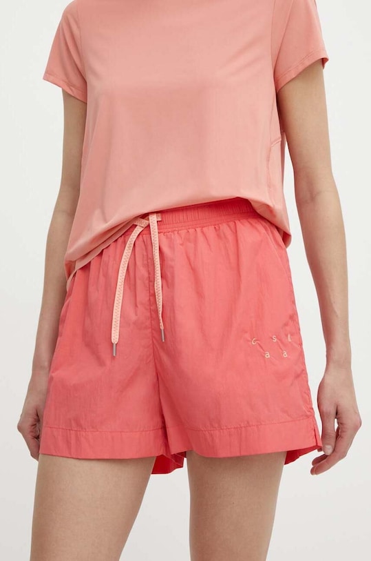 Tréningové šortky Casall Athleisure látka ružová 24140