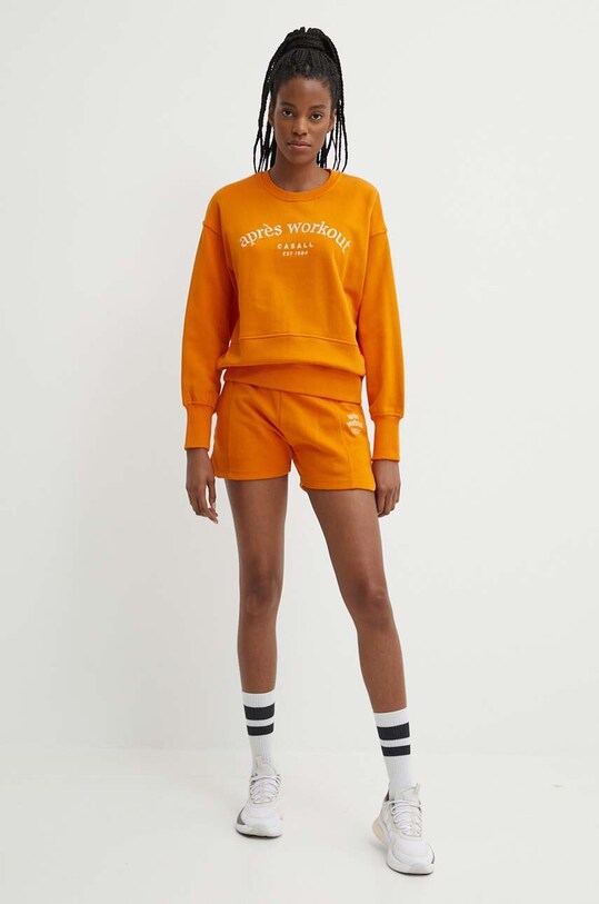Casall pantaloni scurti din bumbac 24145 portocaliu SS24