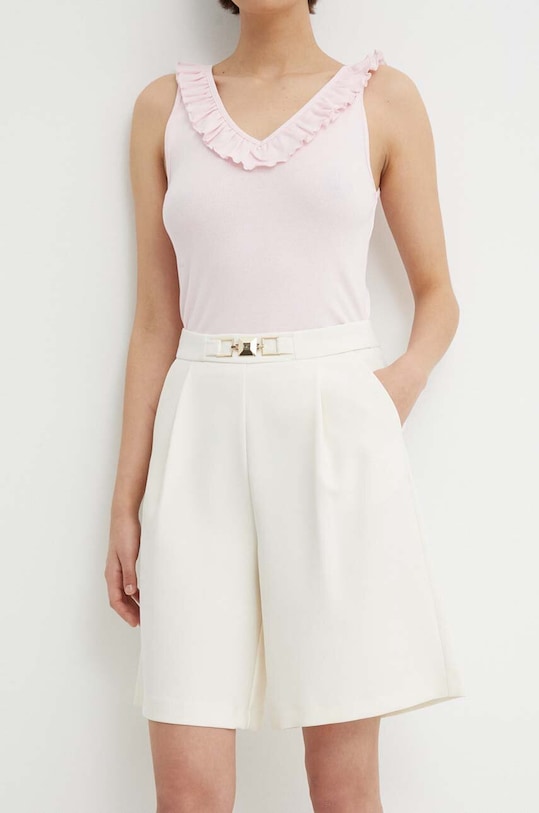 Къс панталон Artigli еластичен бежов AP38073.MANDORLA