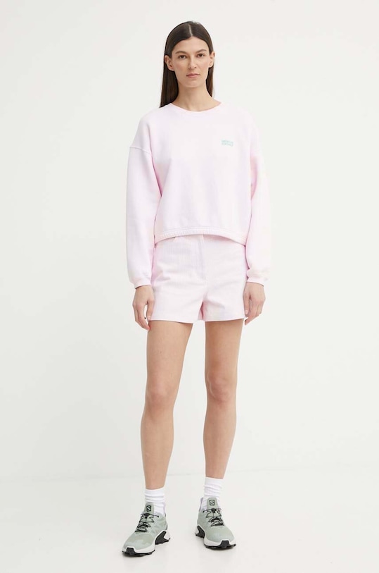 Rifľové krátke nohavice Remain 5013432911 ružová SS24