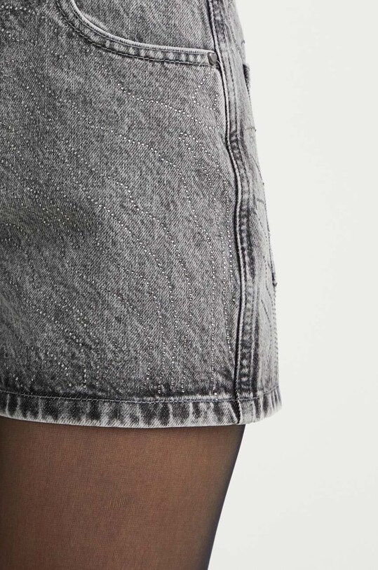 Rotate pantaloni scurti jeans gri 113012D06