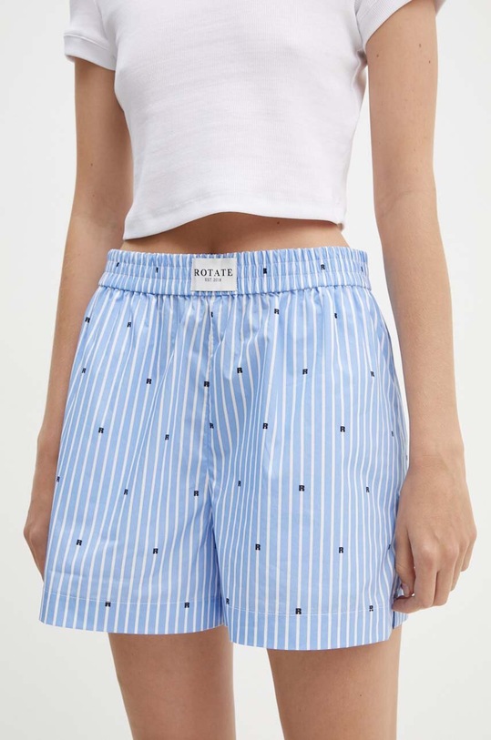 Rotate pantaloni scurti din bumbac albastru 1124702975