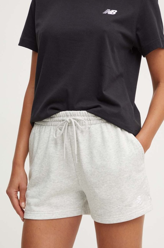 Šortky New Balance French Terry pletenina sivá WS41500AHH