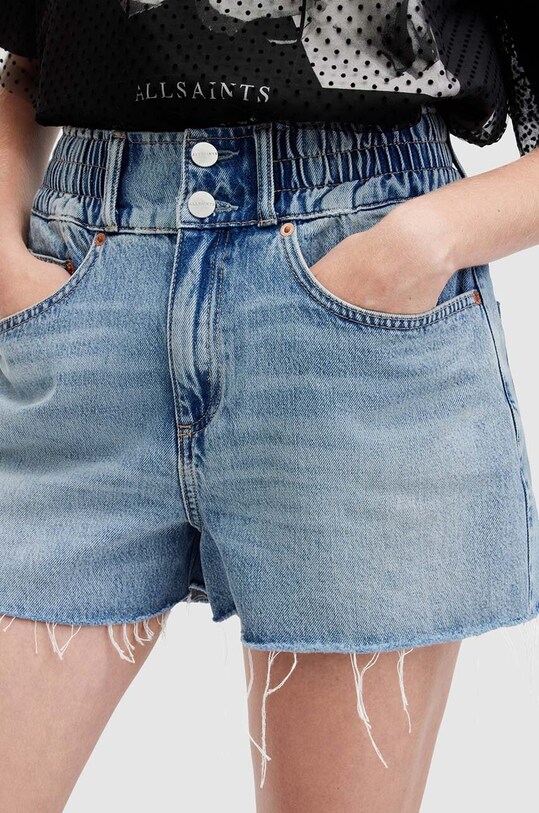 Îmbrăcăminte AllSaints pantaloni scurti jeans HAILEY DENIM SHORT W006EA albastru