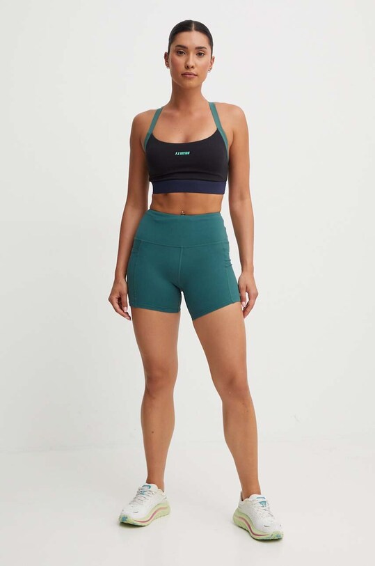 P.E Nation pantaloni scurți de antrenament Recalibrate 241S247 verde SS24