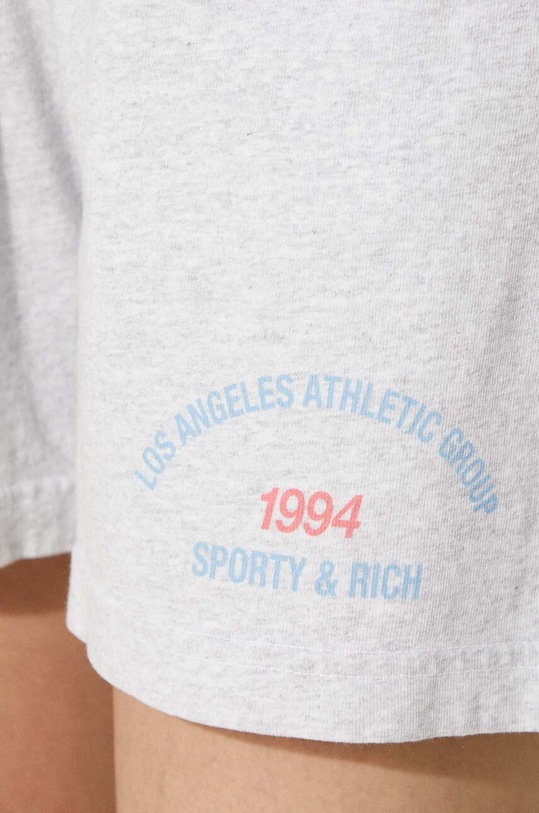 Къс панталон Sporty & Rich LA Athletic Group Gym Shorts SH021S402LH сив