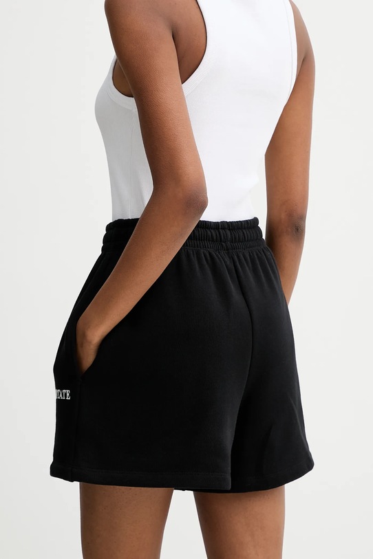 Îmbrăcăminte Rotate pantaloni scurti din bumbac High Waist 112455100 negru