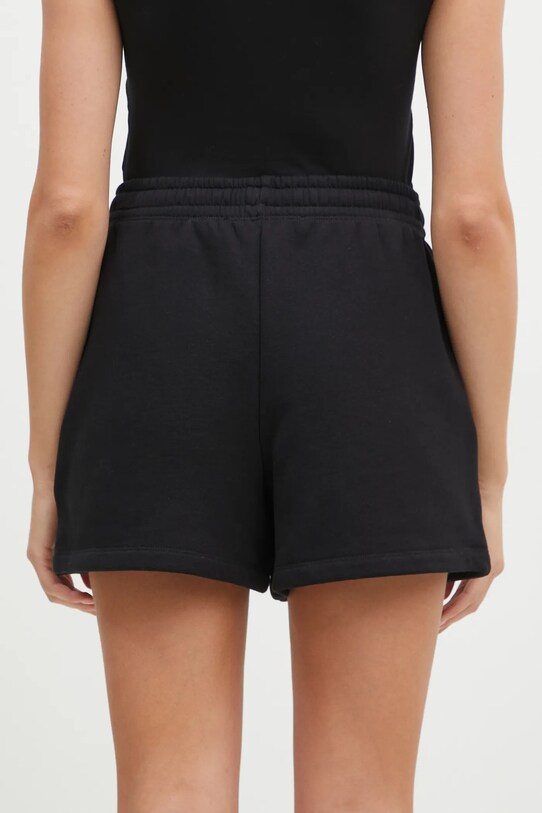 Odzież Rotate szorty bawełniane High Waist 112455100 czarny