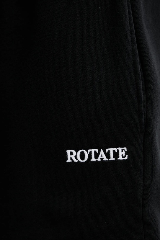 Rotate pantaloni scurti din bumbac High Waist negru 112455100