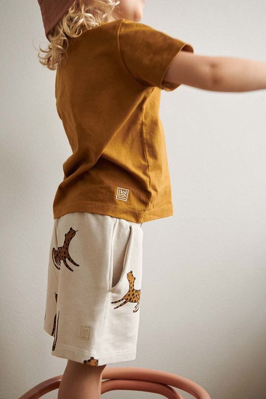 Liewood pantaloni scurți din bumbac pentru copii Gram Printed Sweatshorts LW17097