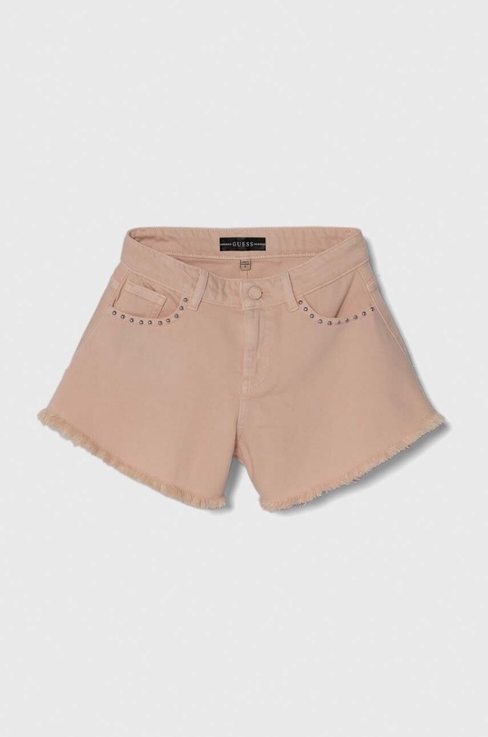 Παιδικό σορτς τζιν Guess βαμβάκι πορτοκαλί J4RD09.WFUL0.PPYH