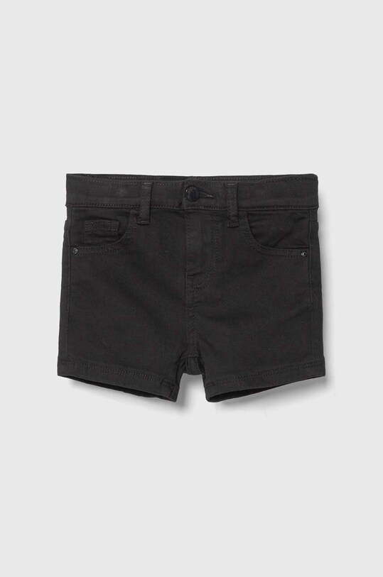 Guess szorty jeansowe dziecięce z elastanem czarny K4RD07.WE620.PPYH