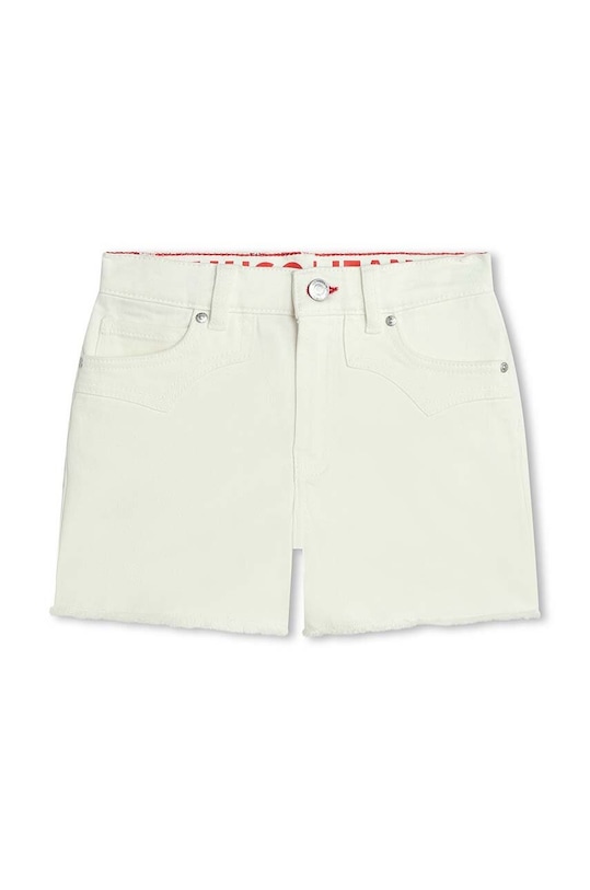 Παιδικό σορτς τζιν HUGO G00072.156.162 μπεζ SS24