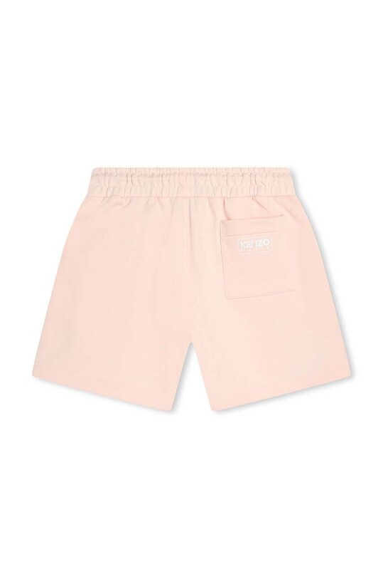 Детские хлопковые шорты Kenzo Kids K60232. розовый SS24