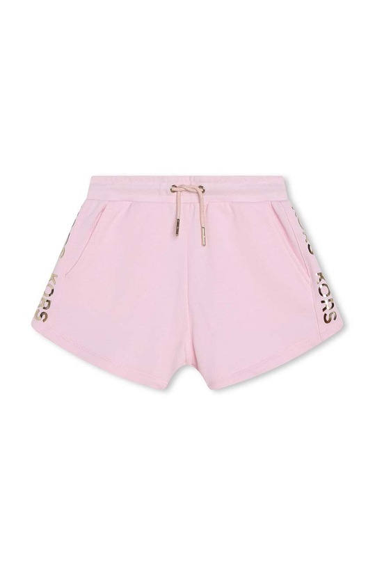 Детски памучен къс панталон Michael Kors R30115.156 розов SS24