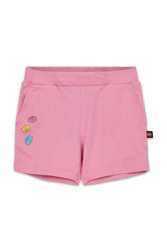 Lego pantaloni scurți din bumbac pentru copii casual roz 12011208.G