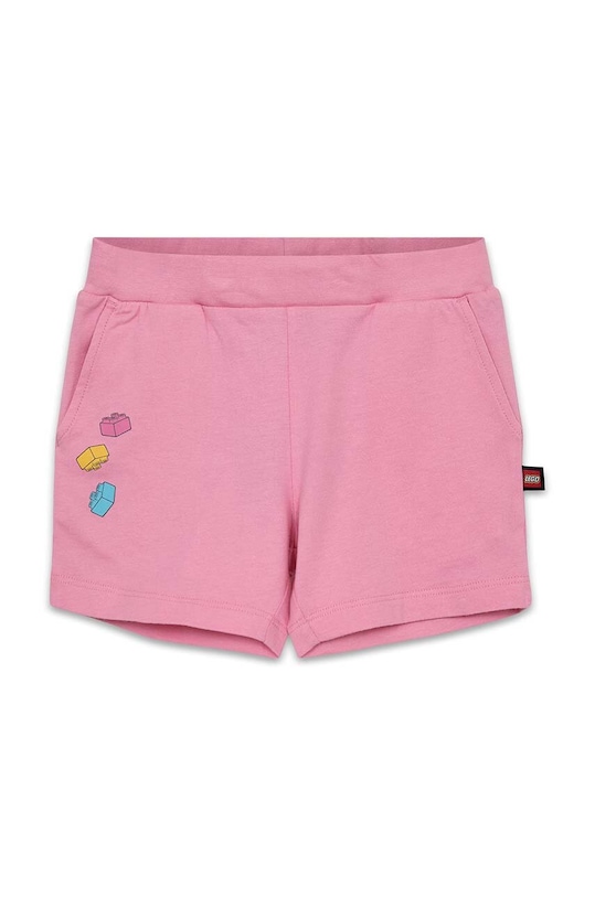 Детски памучен къс панталон Lego памук розов 12011208.G