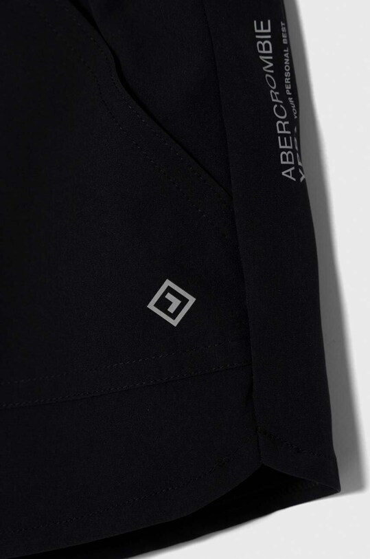 Dievča Detské krátke nohavice Abercrombie & Fitch KI249.4067 čierna
