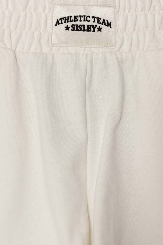 Dziewczynka Sisley szorty bawełniane dziecięce 3BC1X900M.G.Seasonal biały