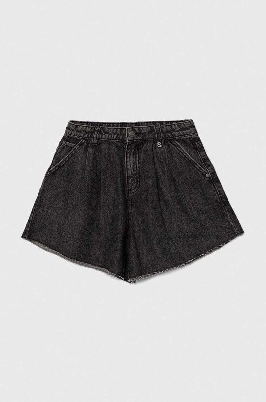 Детские джинсовые шорты Sisley casual чёрный 4DW2Y900Q.G.Seasonal