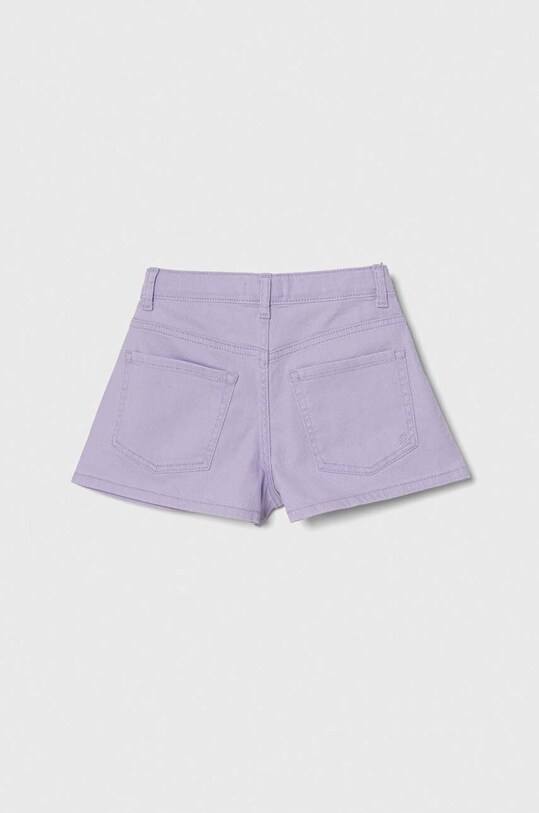 Детские джинсовые шорты United Colors of Benetton 4RISC902C.G.Seasonal фиолетовой SS24